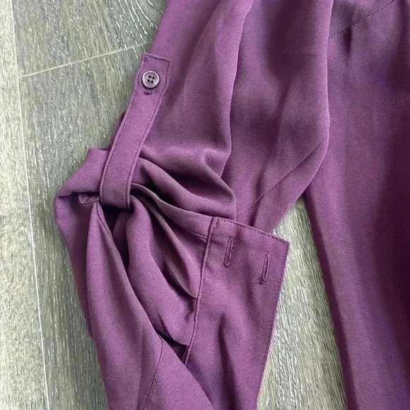 Lane Bryant Purple Blouse size 18 - Picture 3 of 6